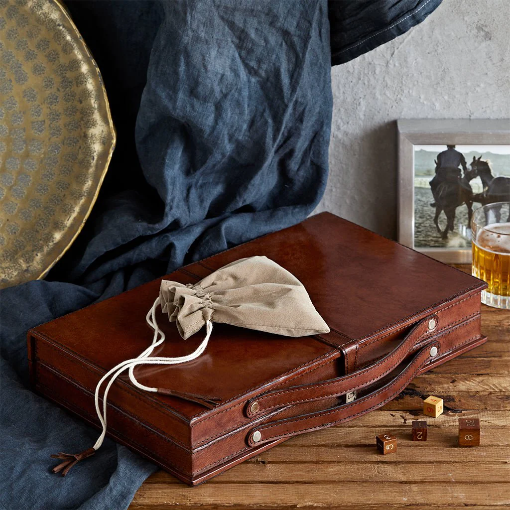 Leather Backgammon Set - Image 3