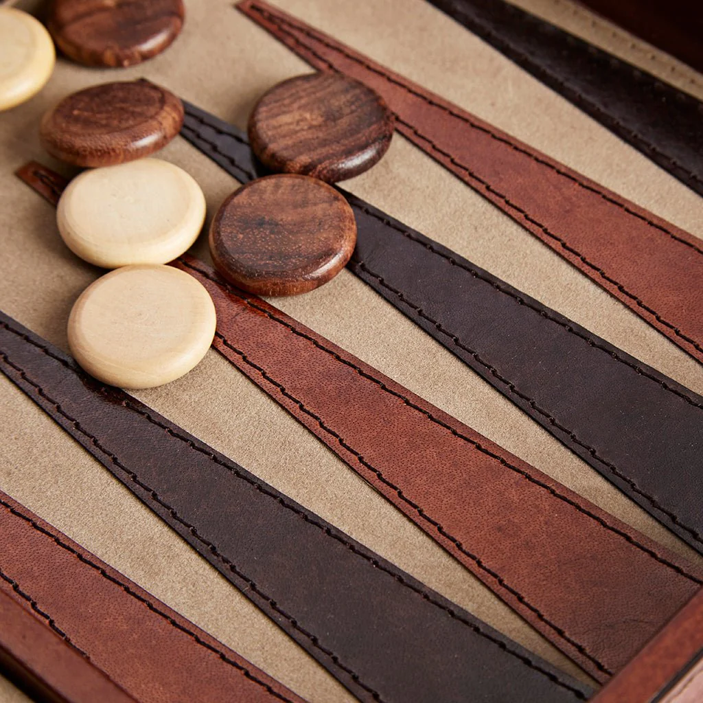 Leather Backgammon Set - Image 5
