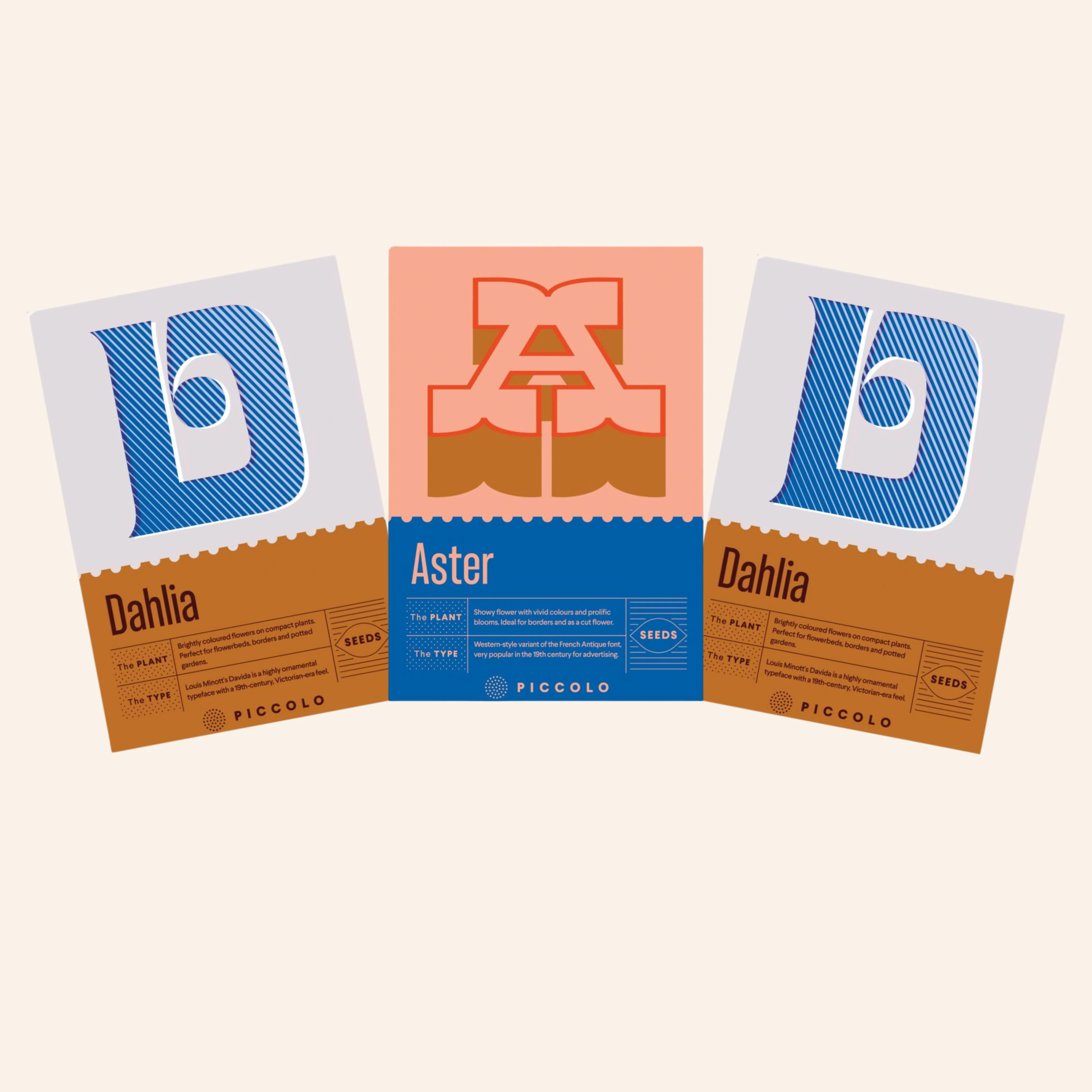 Botanical Alphabet “DAD” Seed Gift Set
