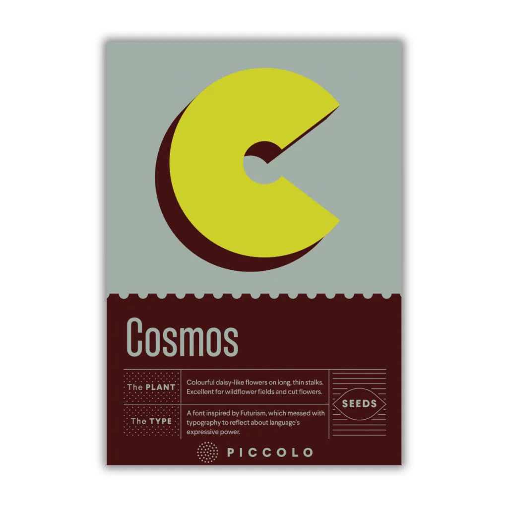 Botanical Alphabet Seed Packet - C