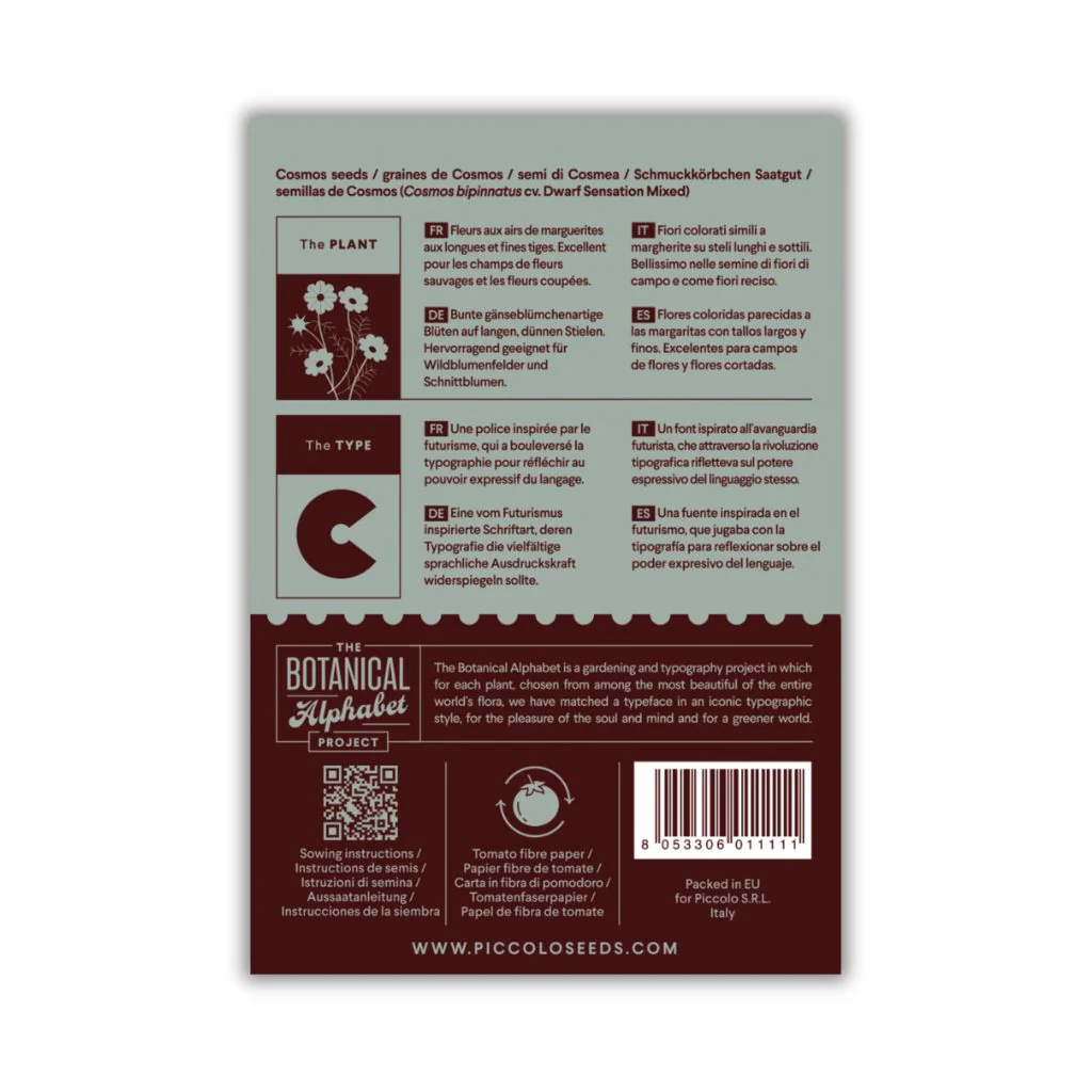 Botanical Alphabet Seed Packet - C - Image 2