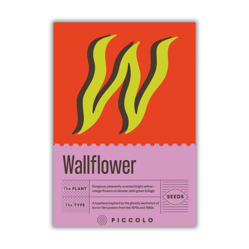 Botanical Alphabet Seed Packet - W