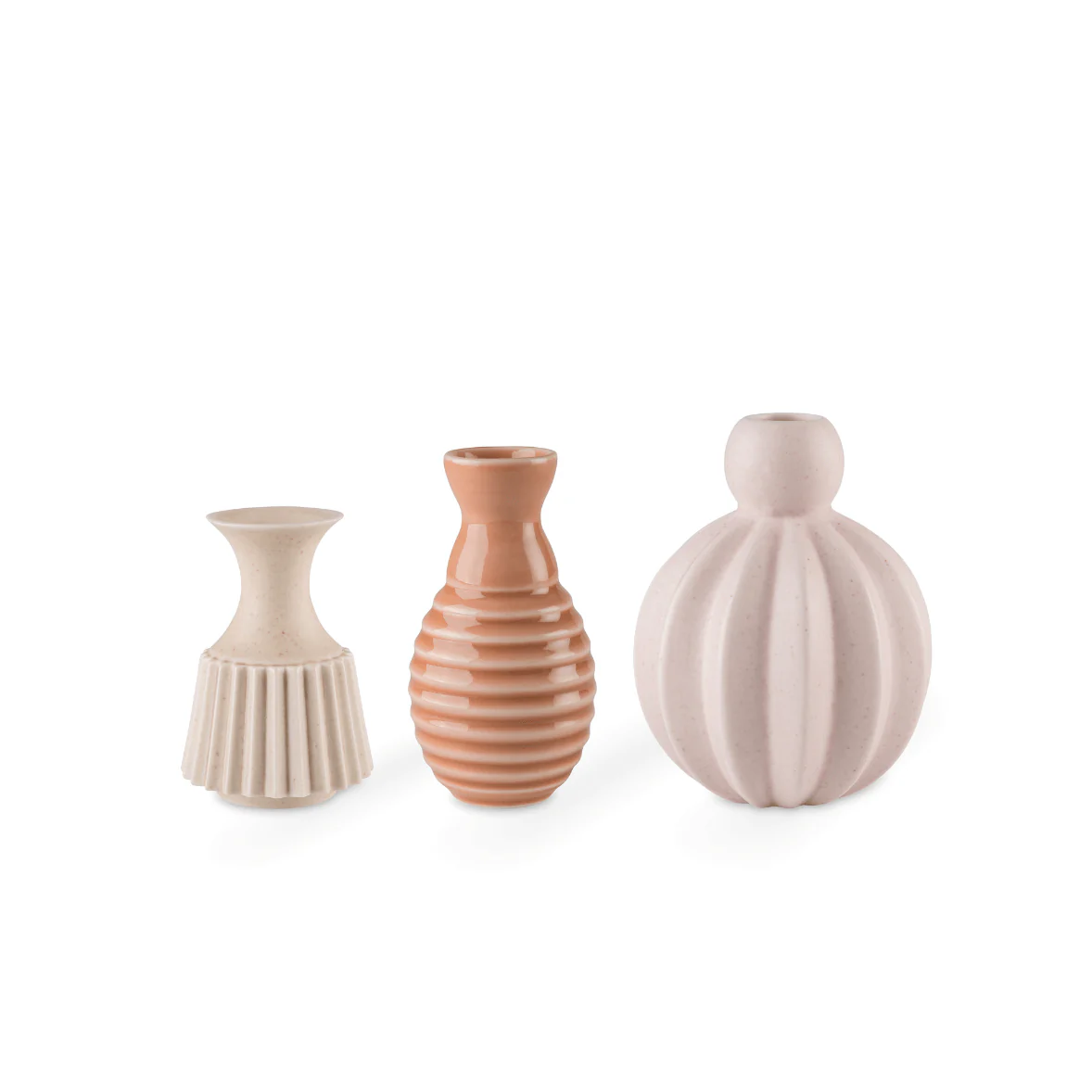 Samsurium Minibell - Set Of Three Vases - Coral - Image 2
