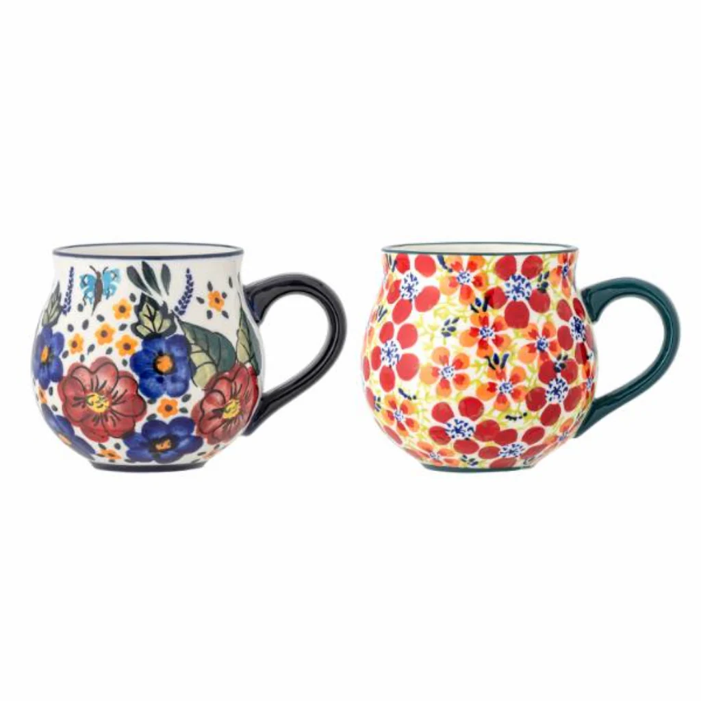 Florist Mugs - Set of Two