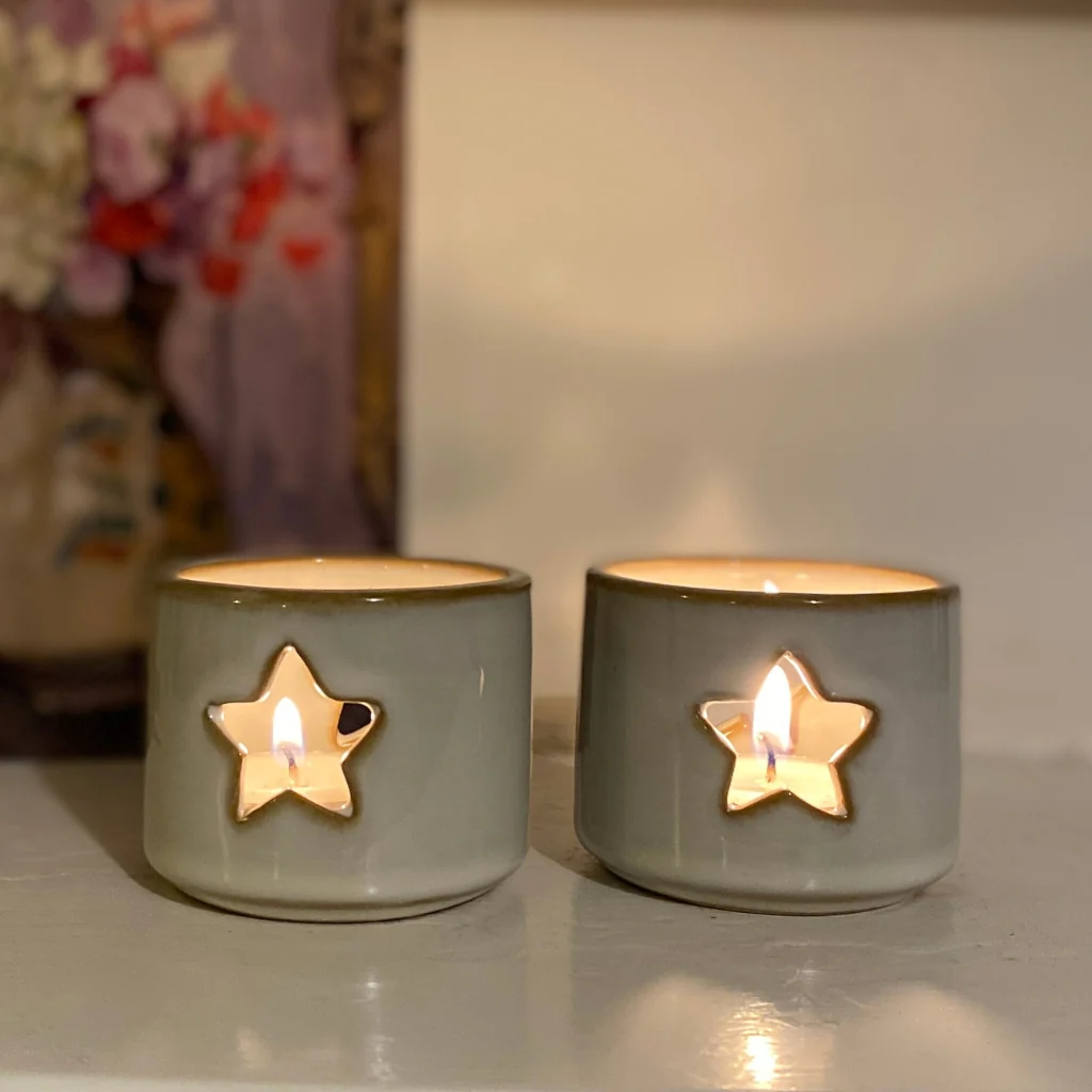 Ithaca Star Tealight Holders Set of 2 - Image 3