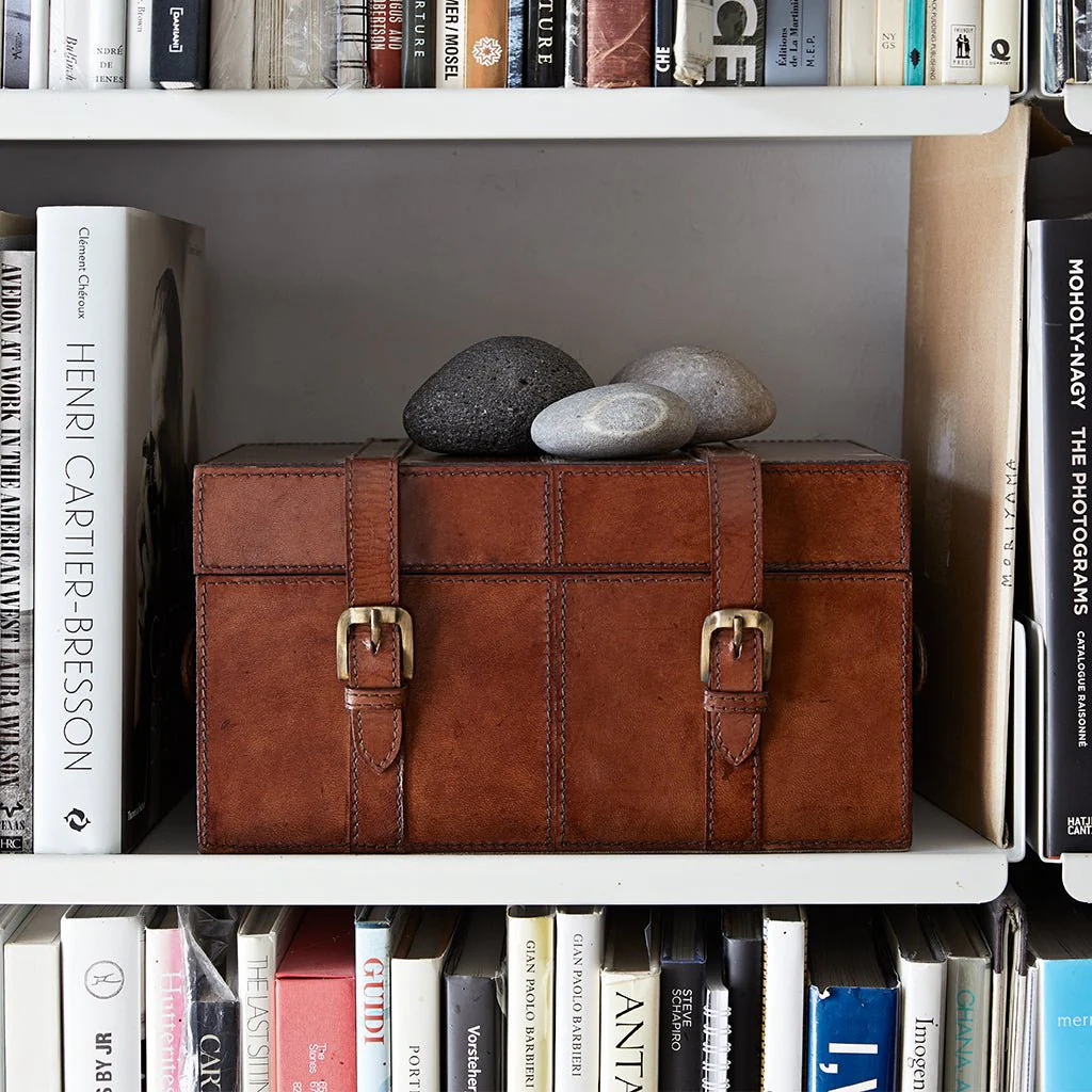Leather Keepsake Trunk - Image 5