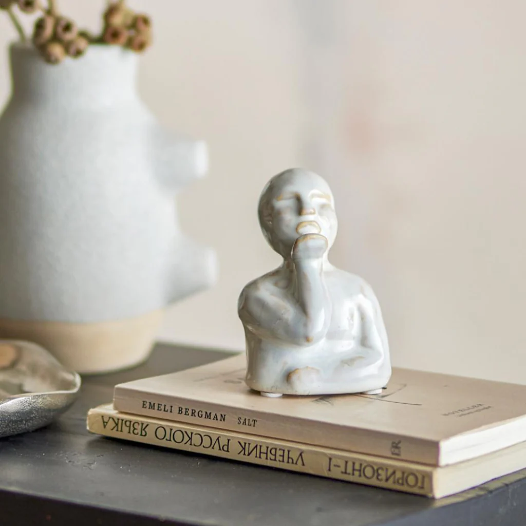 Knox Deco - Grey Decorative Figure