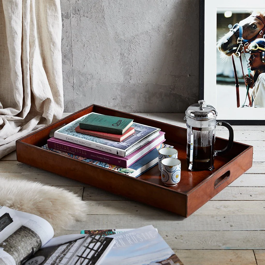 Leather Ottoman Tray - Image 3