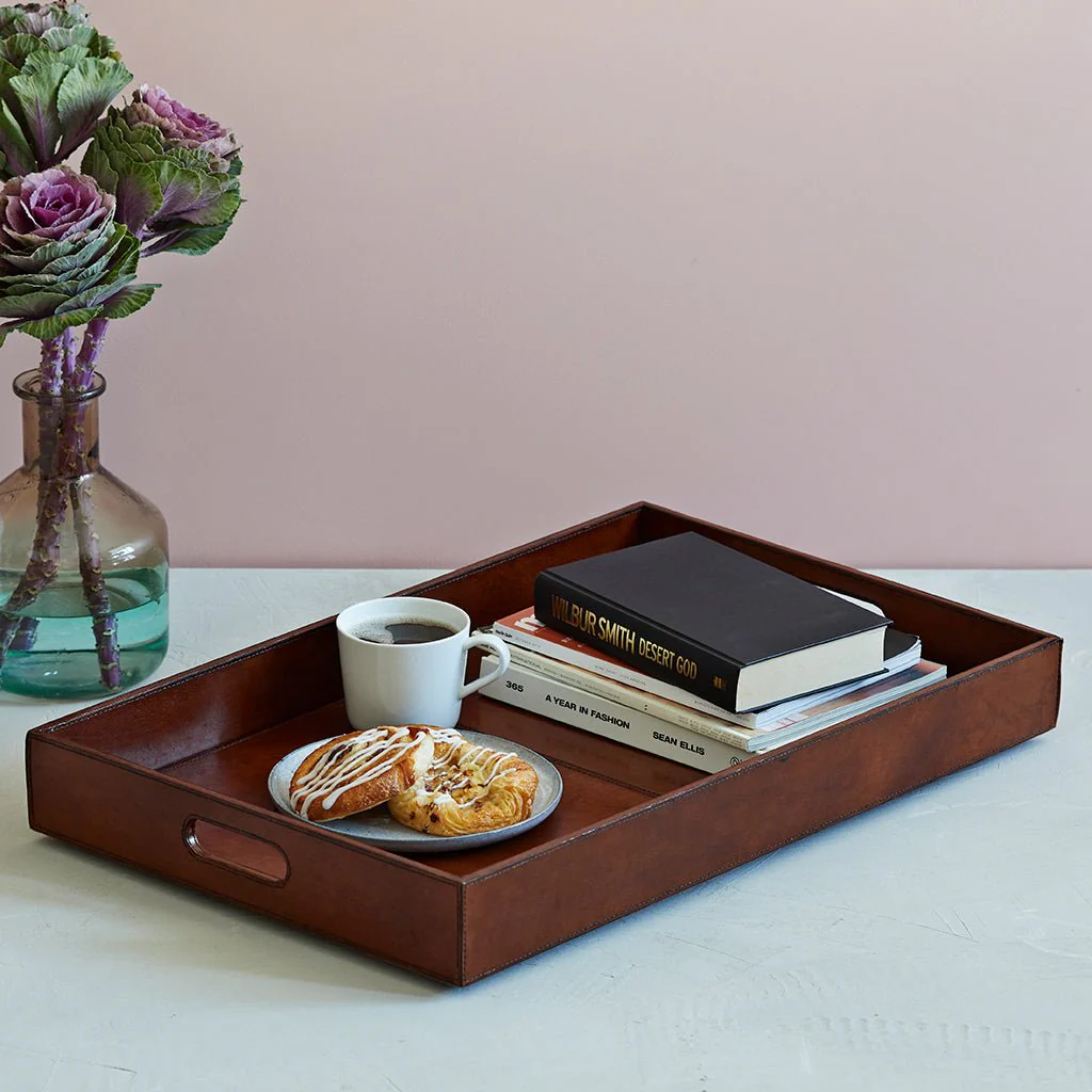 Leather Ottoman Tray - Image 4