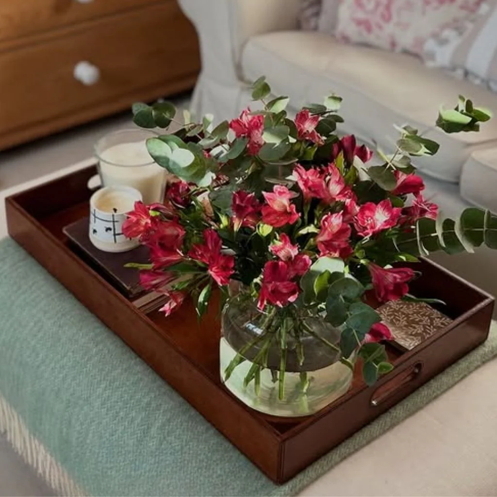 Leather Ottoman Tray - Image 5