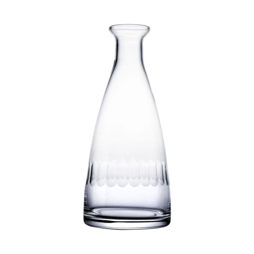 Lead Free Crystal Table Carafe - Lens Design - Image 4