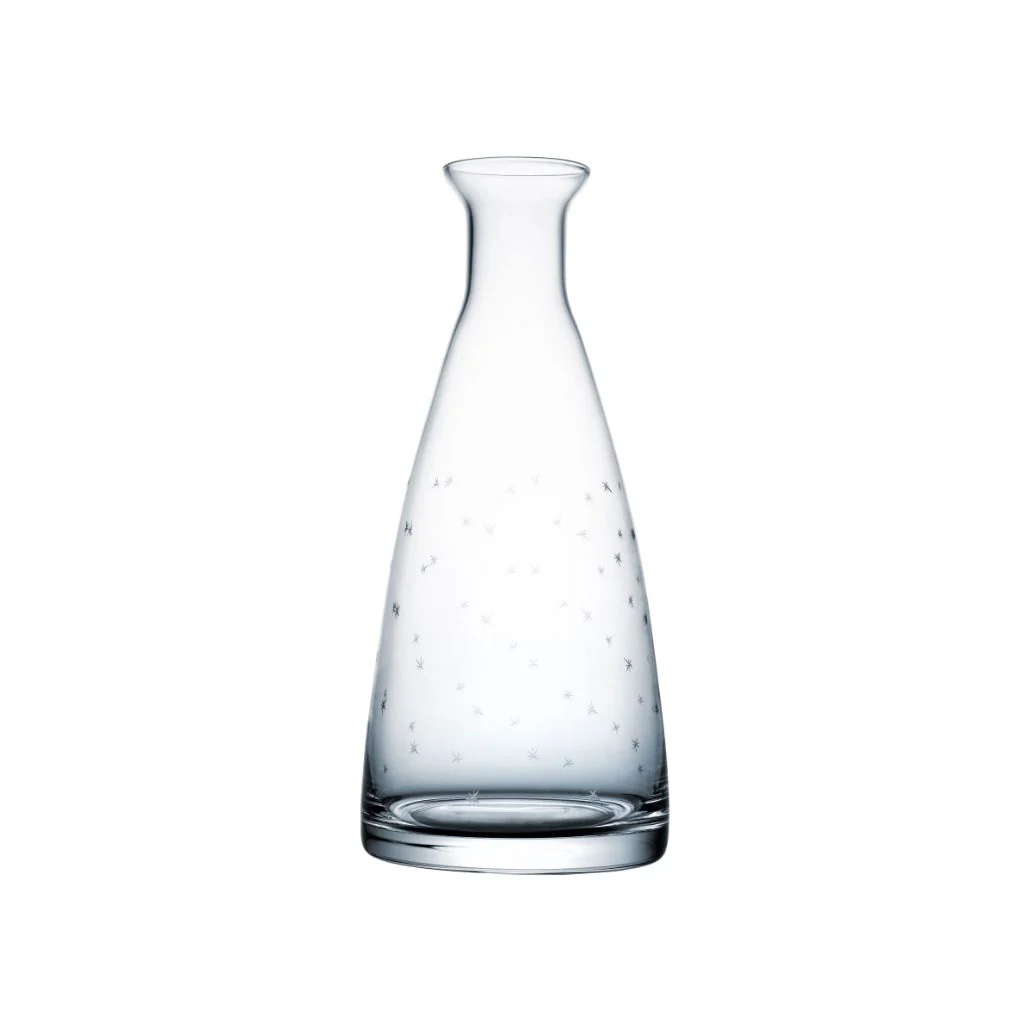 Lead Free Crystal Table Carafe - Star Design - Image 5