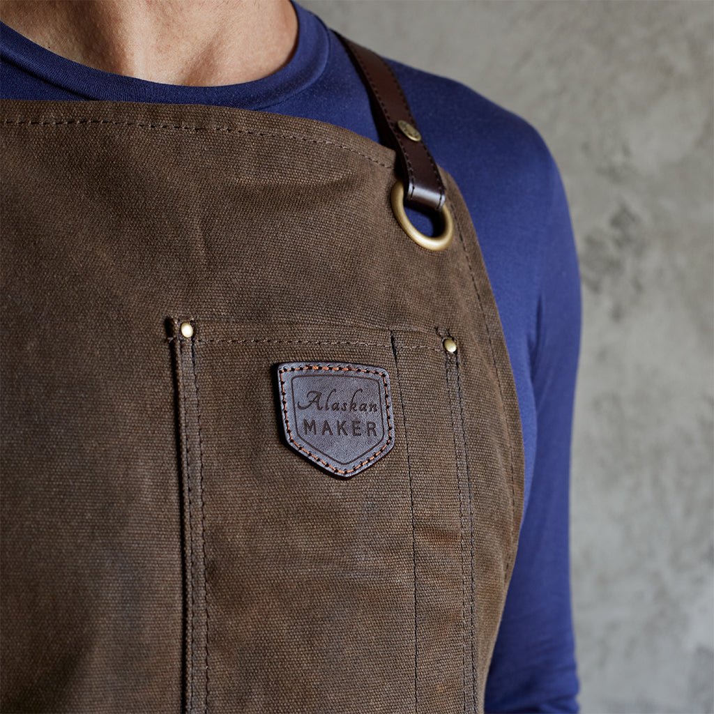 Waxed Canvas & Leather Apron - Image 6