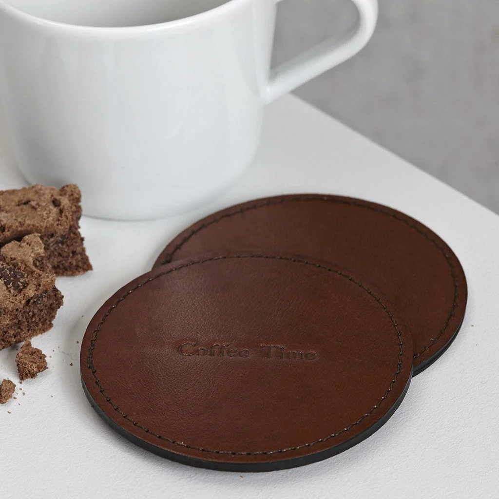 Leather Single Coaster - Image 3