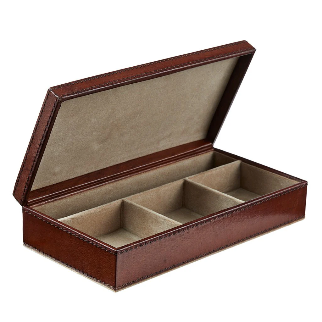 Leather Cufflink Box- For Shirt Essentials - Image 4