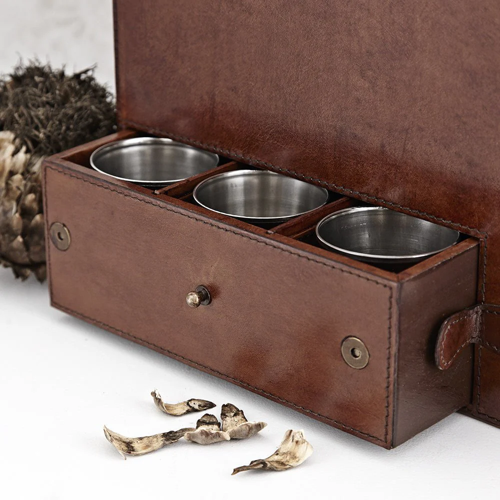 Leather Drinks Box - Integral Ice Bucket - Image 6