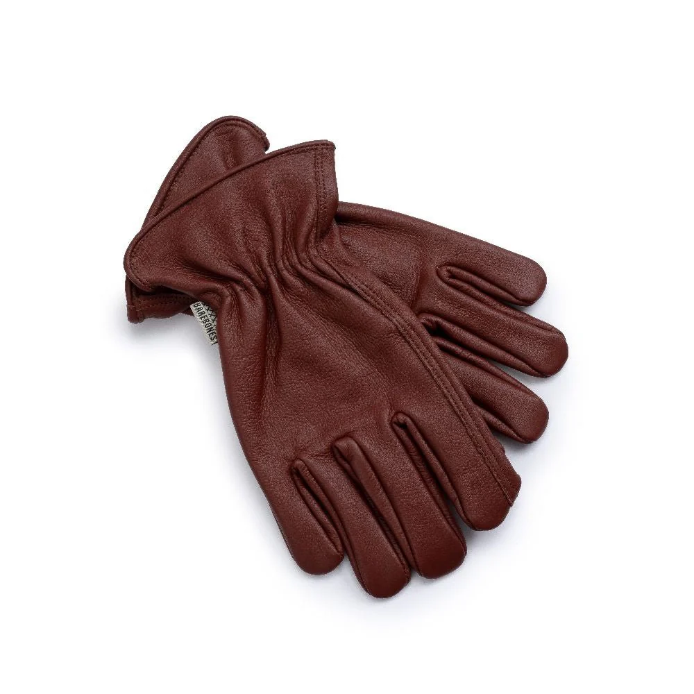 Leather Gardening Gloves - Cognac - Image 7