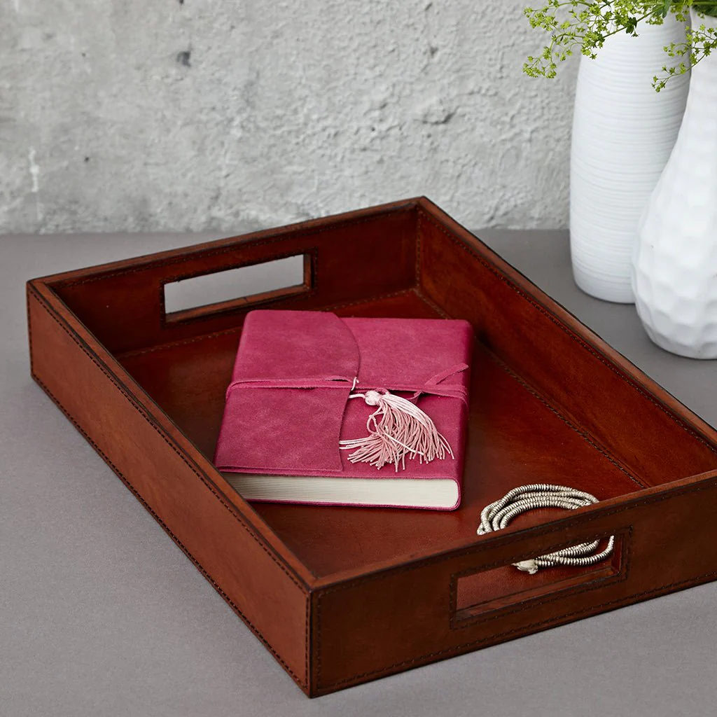 Leather Hall Desk Set - Image 2