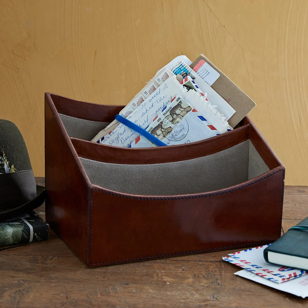 Leather Hall Desk Set - Image 4
