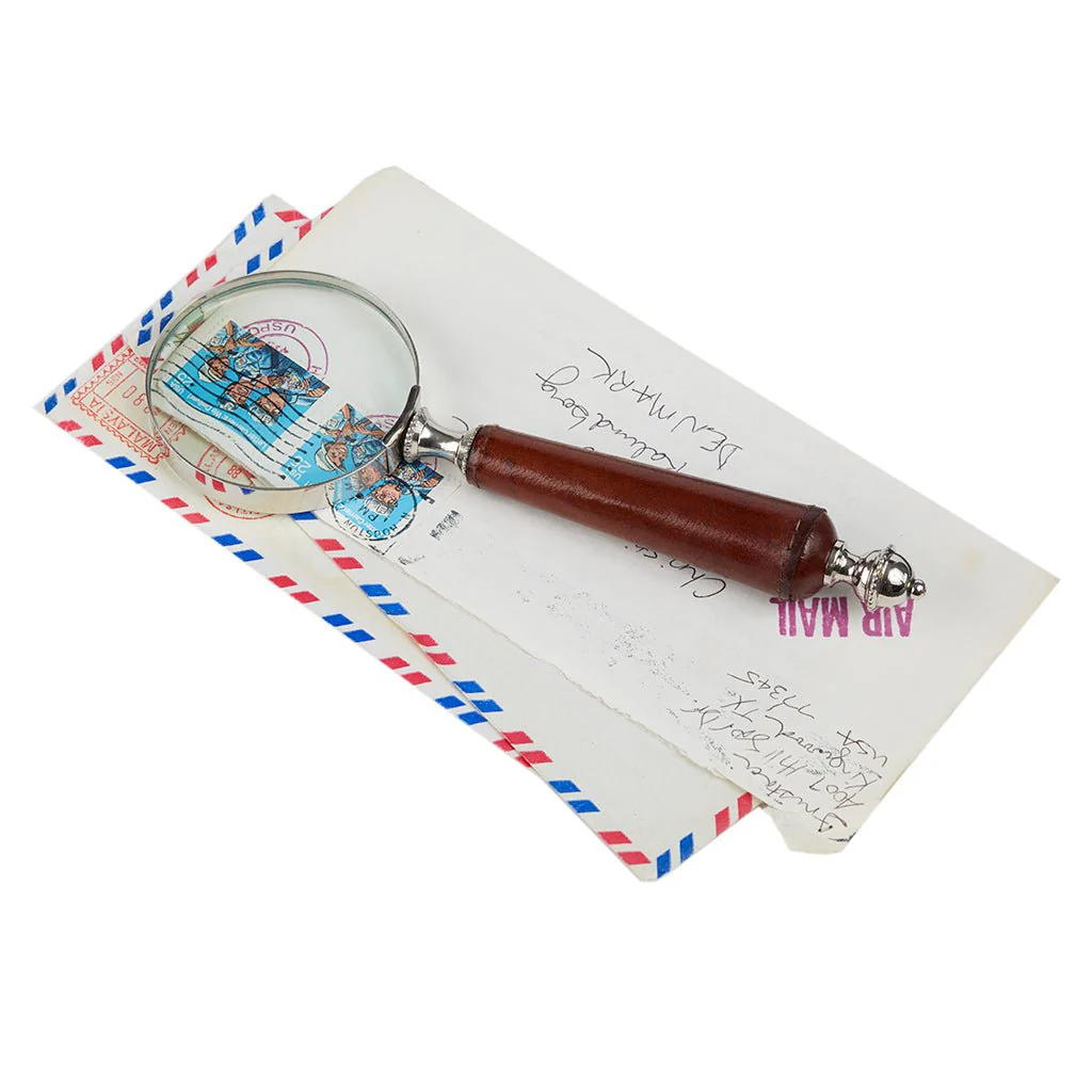 Leather Handled Magnifying Glass - Image 5