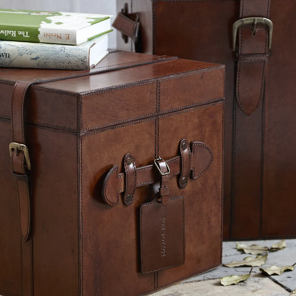 Leather Heirloom Trunk - Store Life's Mementos - Image 4