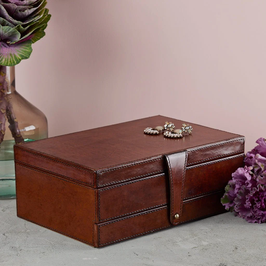 Leather Jewellery Box - Add A Secret Inner Box - Image 4