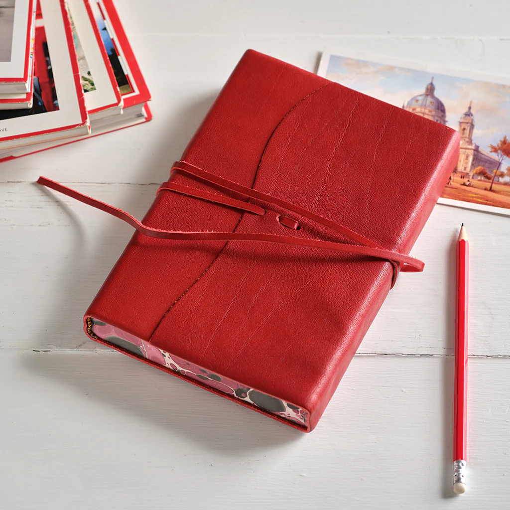 Leather Journal - Red