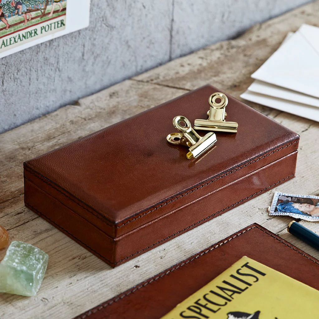 Leather Memento Box - Small - Image 3