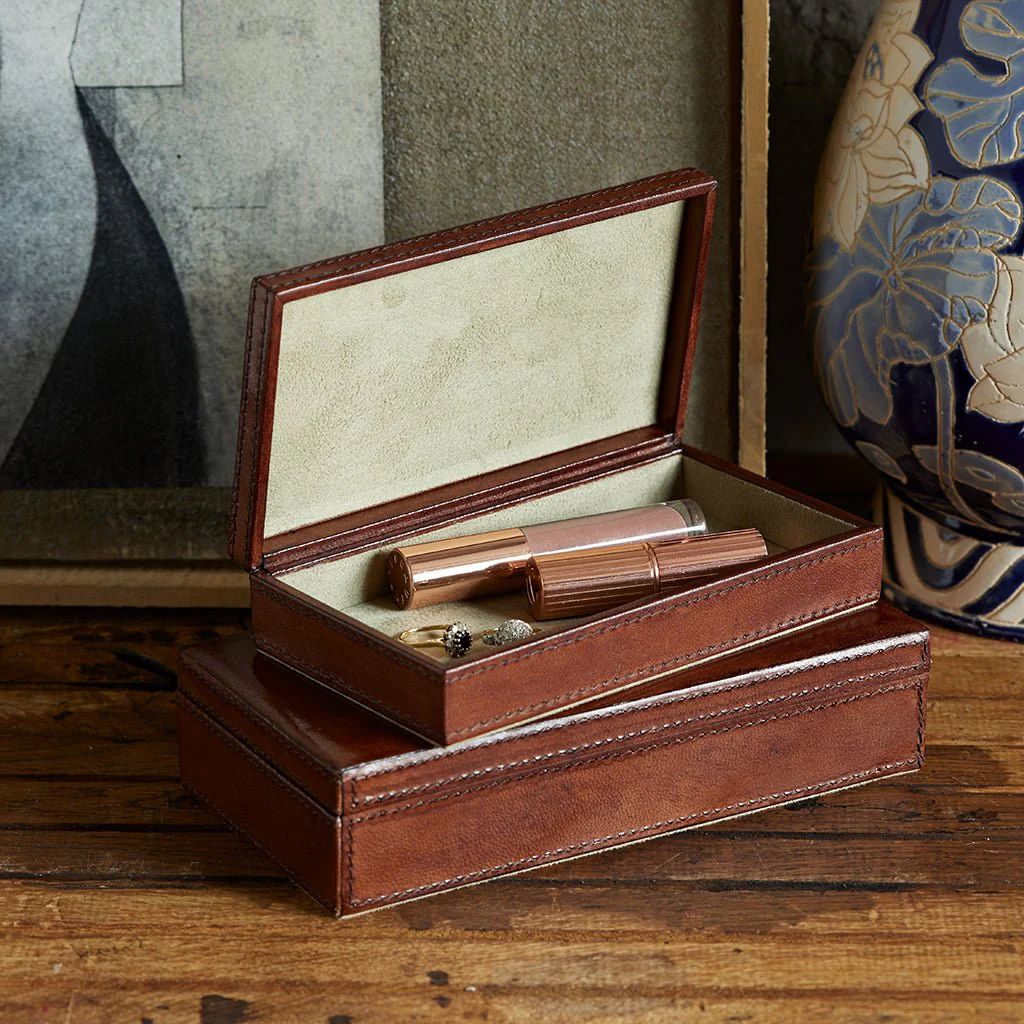 Leather Memento Box - Large - Image 5