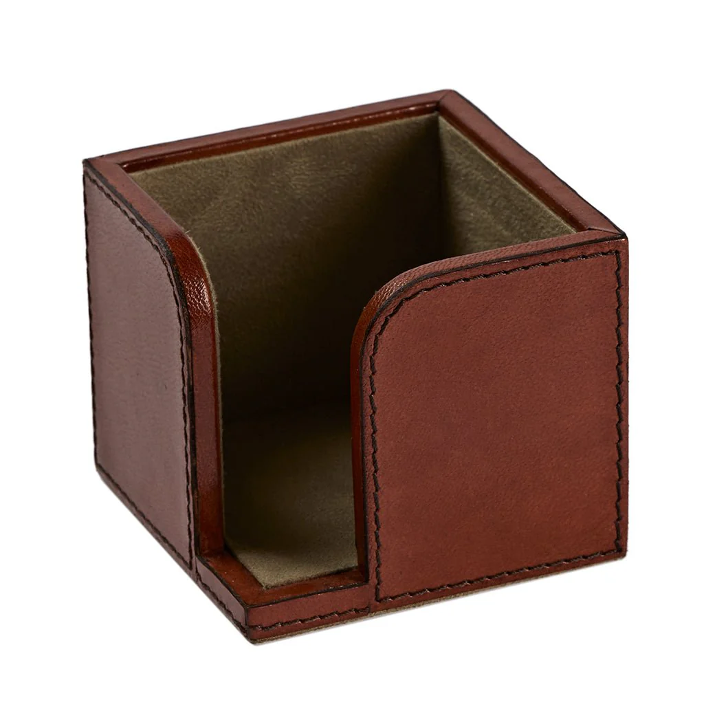 Leather Memo Block Holder Complete With Memo Note Block - Image 4