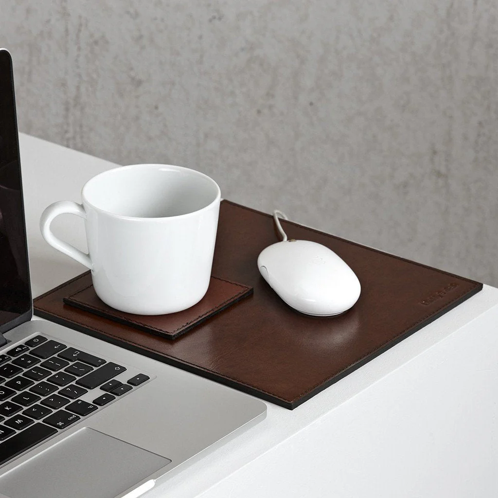 Leather Mummy's Desk Set