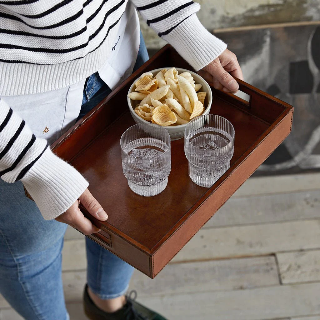 Leather Coffee Tray - Image 4