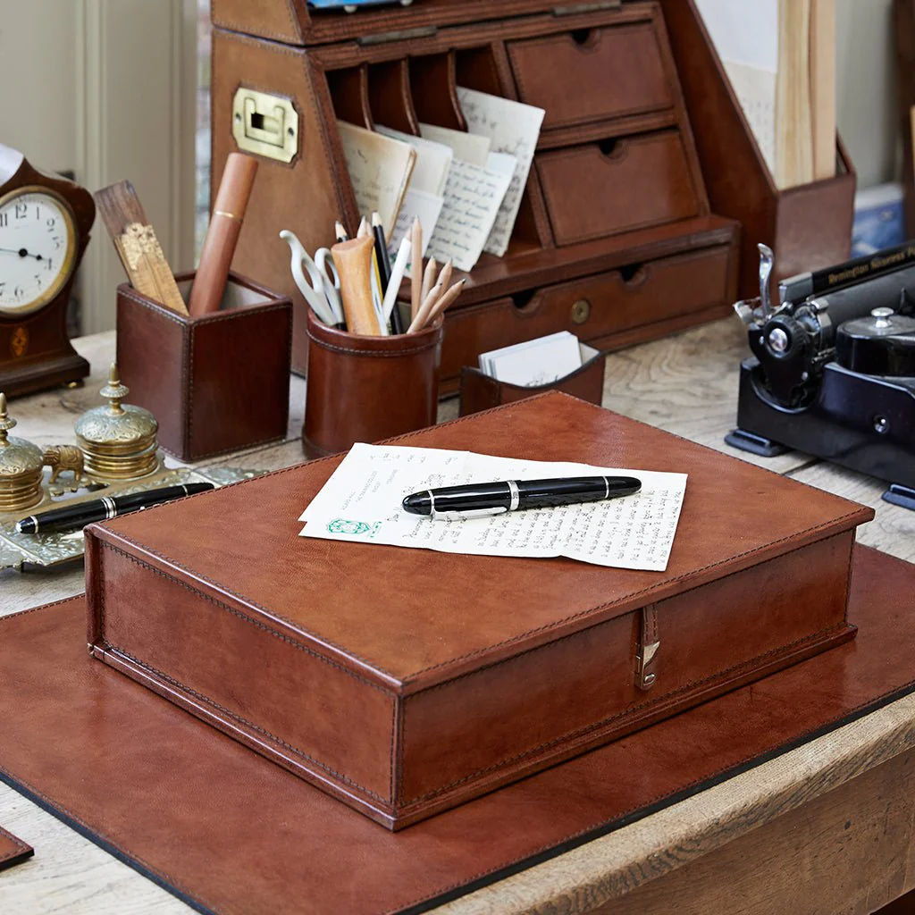 Leather Box File - Personalise The Lid - Image 2