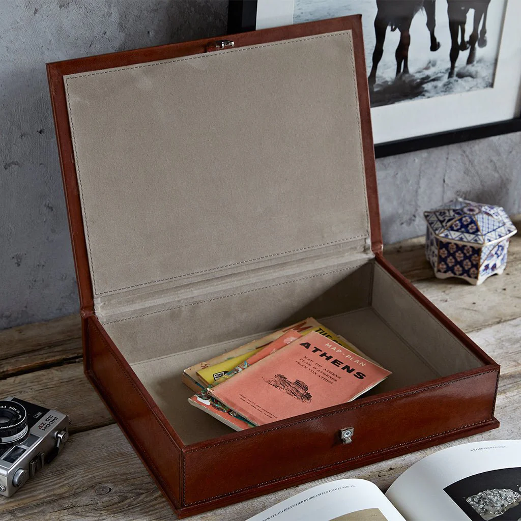 Leather Box File - Personalise The Lid - Image 4
