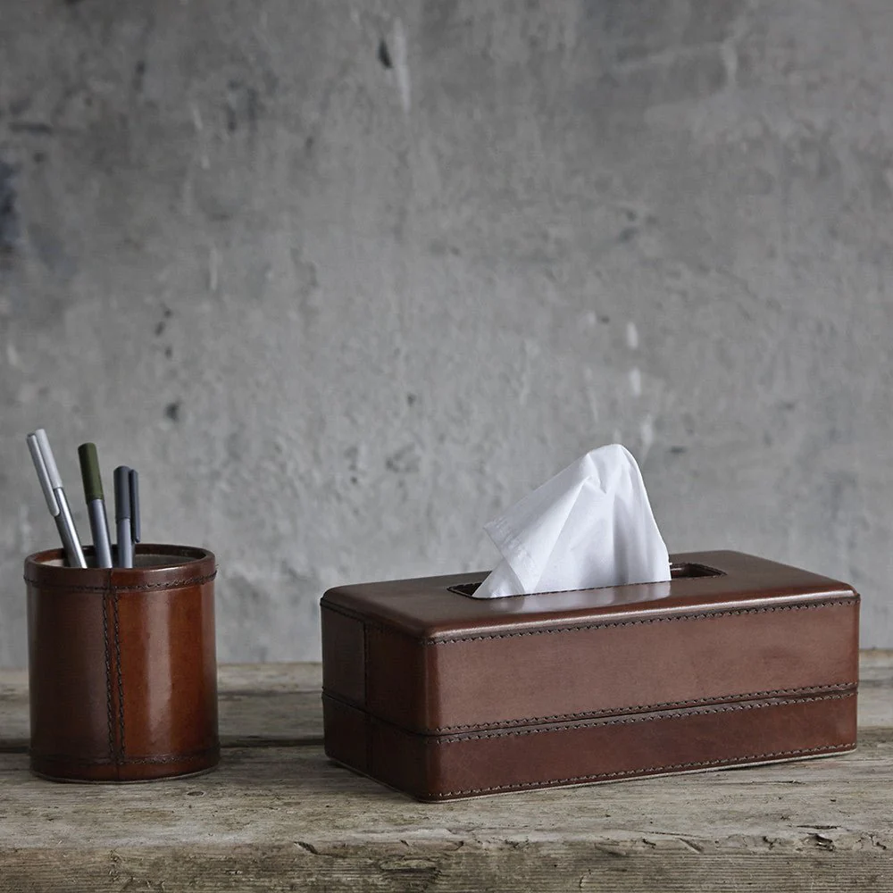 Leather Tissue Box - Image 2