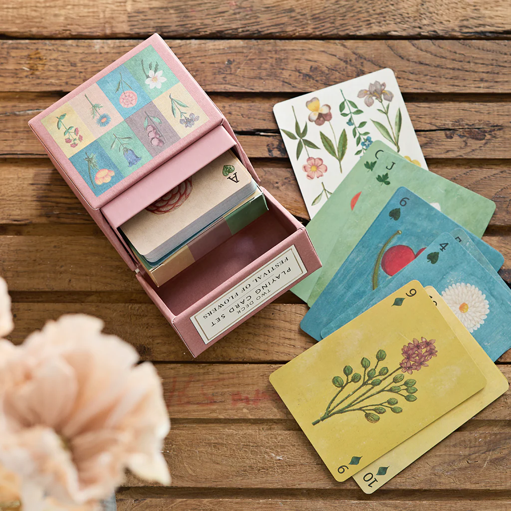 Playing Cards - Set of Two Decks - Festival of Flowers