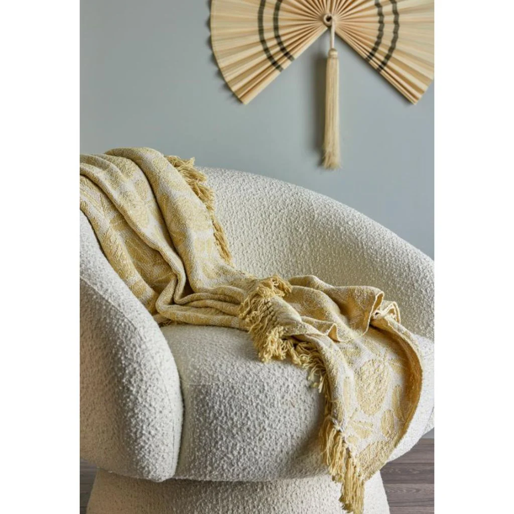 Pratello Throw - Yellow - Image 3