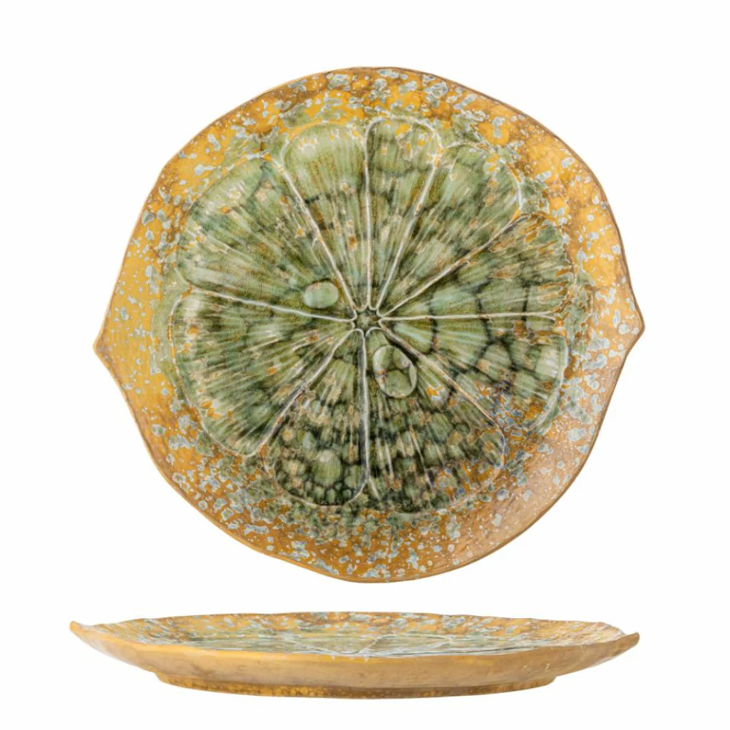 Round Milani Serving Plate - Green - Image 3