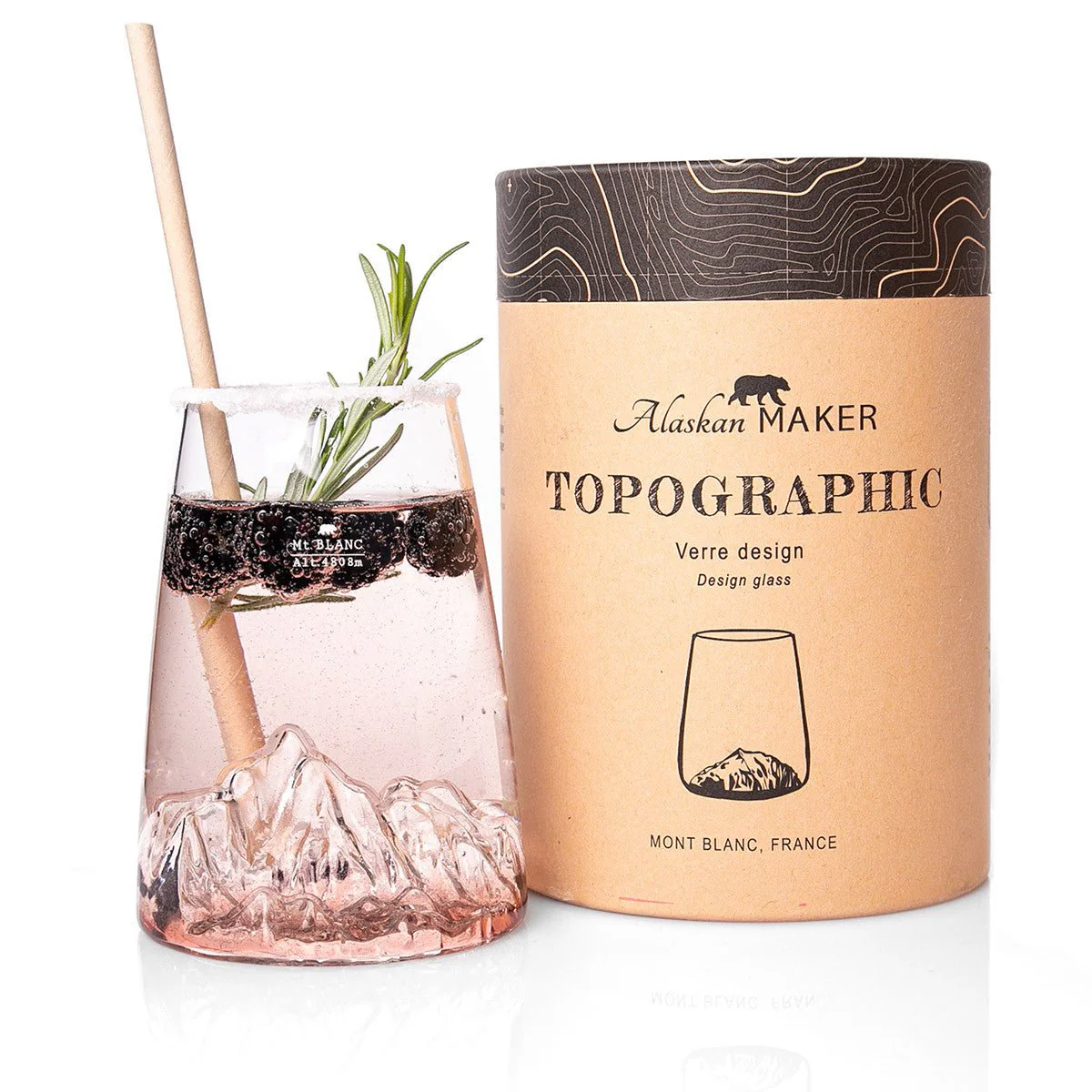 Topographic Glass - Three Mountains - Image 10