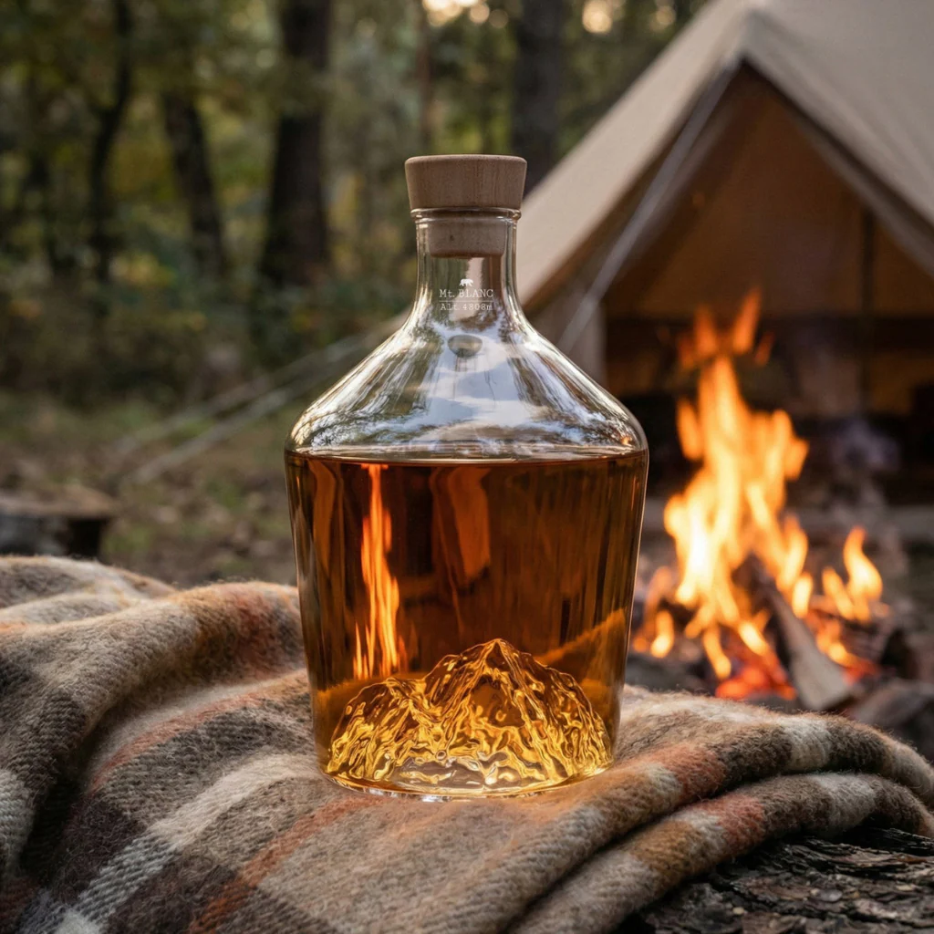 Topographic Spirit Decanter - Mount Blanc