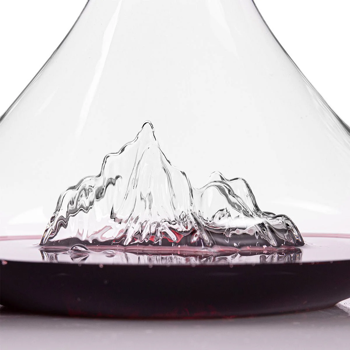 Topographic Wine Decanter - Mount Blanc - Image 3
