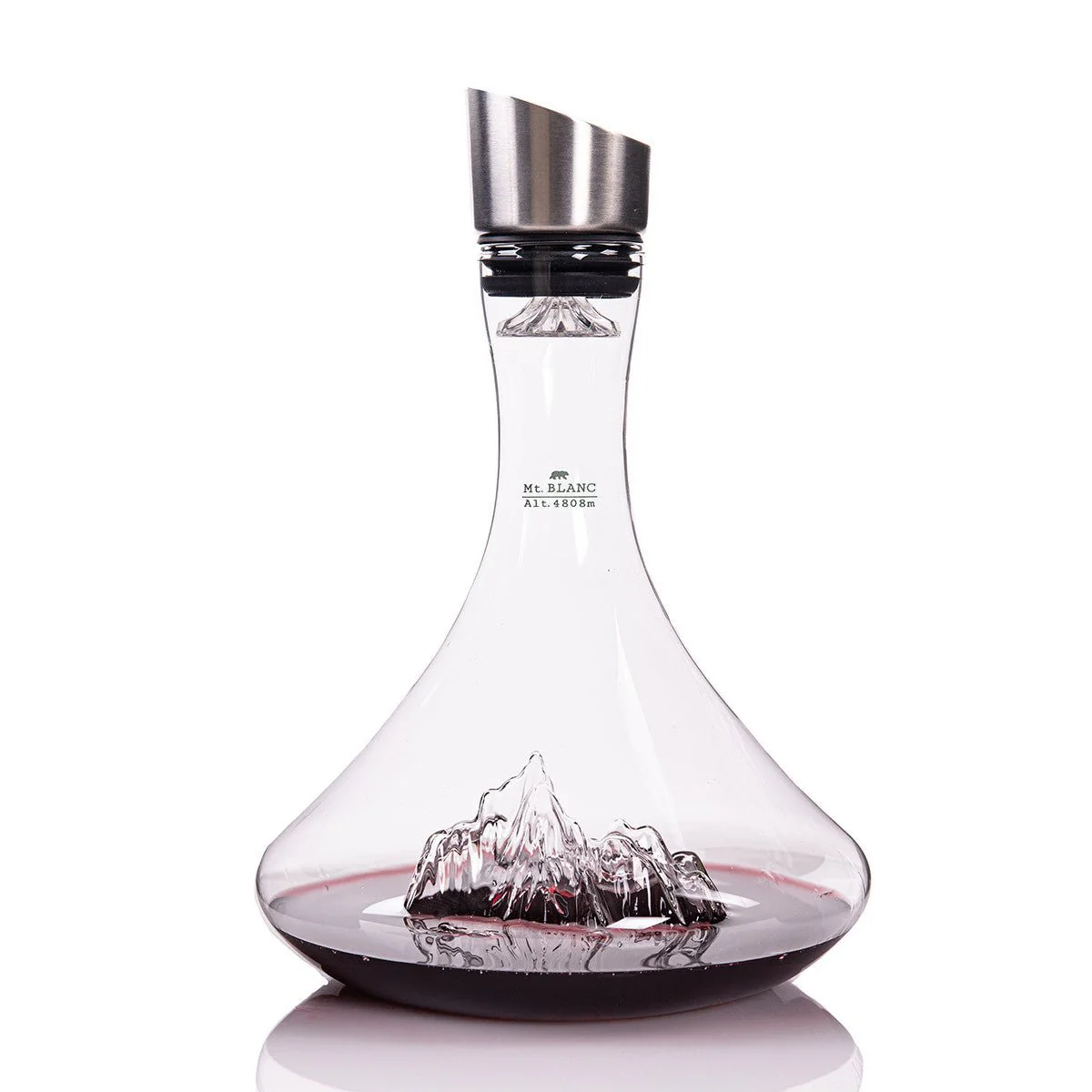 Topographic Wine Decanter - Mount Blanc - Image 5