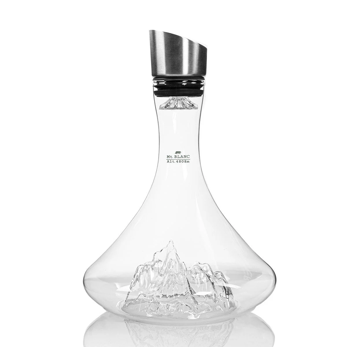 Topographic Wine Decanter - Mount Blanc - Image 6
