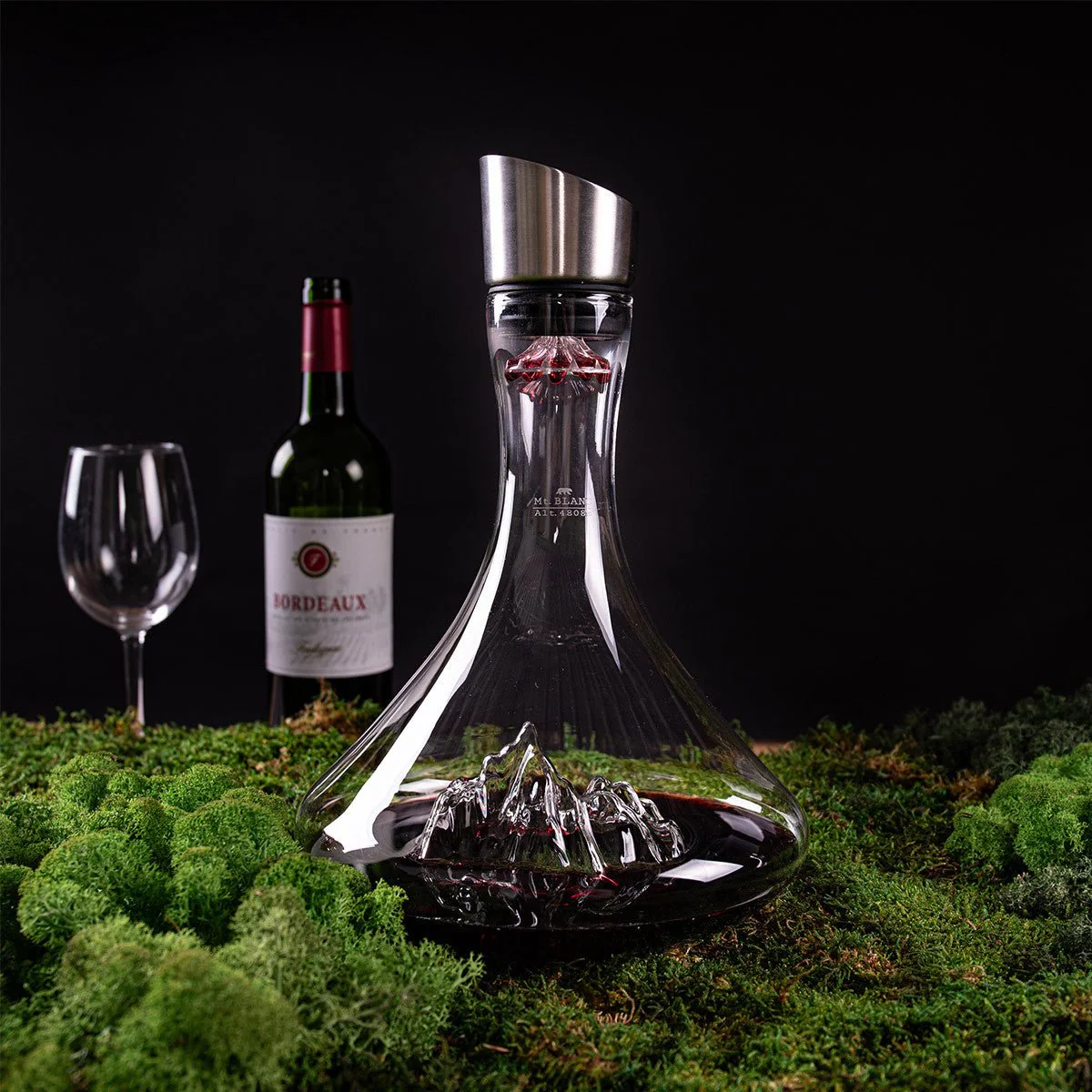 Topographic Wine Decanter - Mount Blanc - Image 7