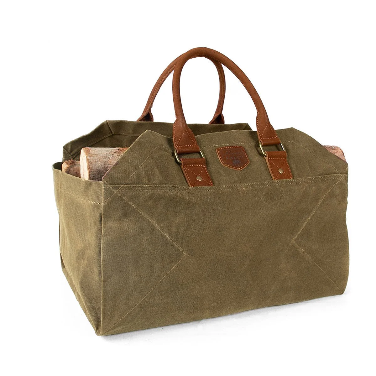Waxed Canvas Craftwood 2 in 1 Log Bag - Image 7