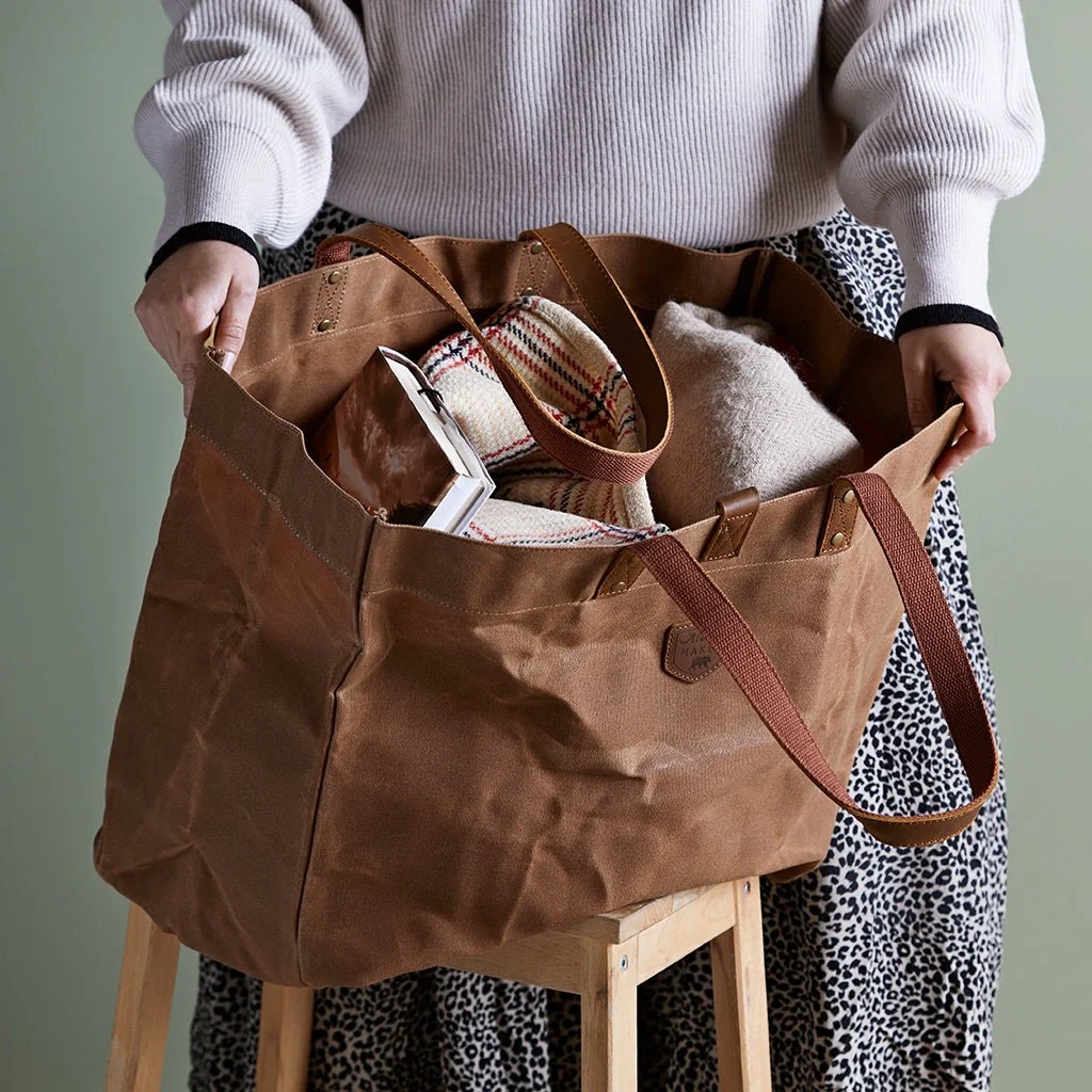 Waxed Canvas Tote Bag - Image 10