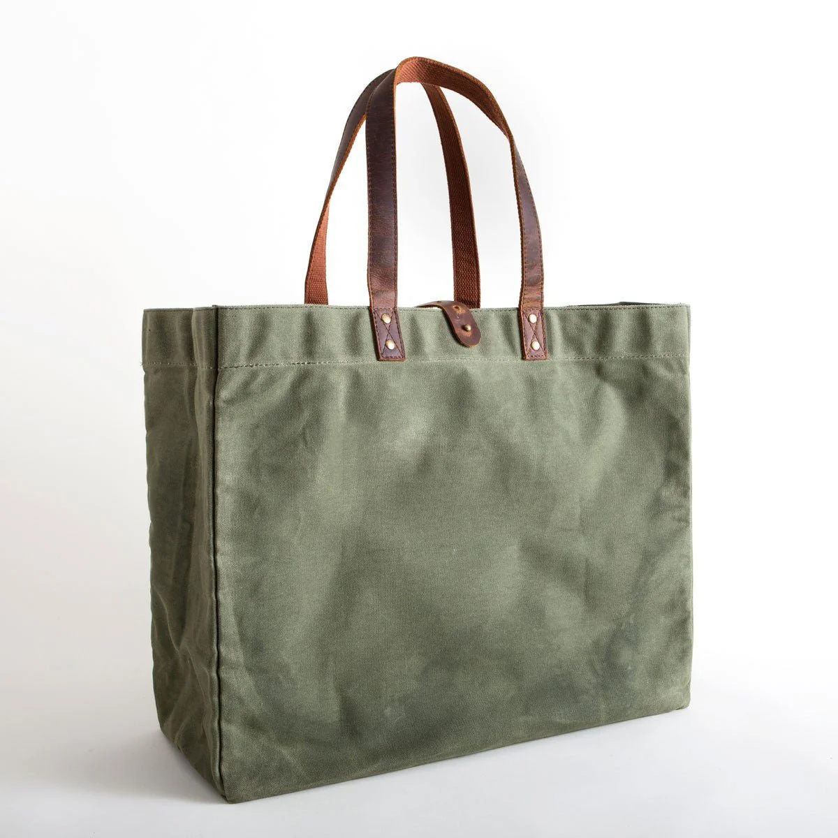 Waxed Canvas Tote Bag - Image 11