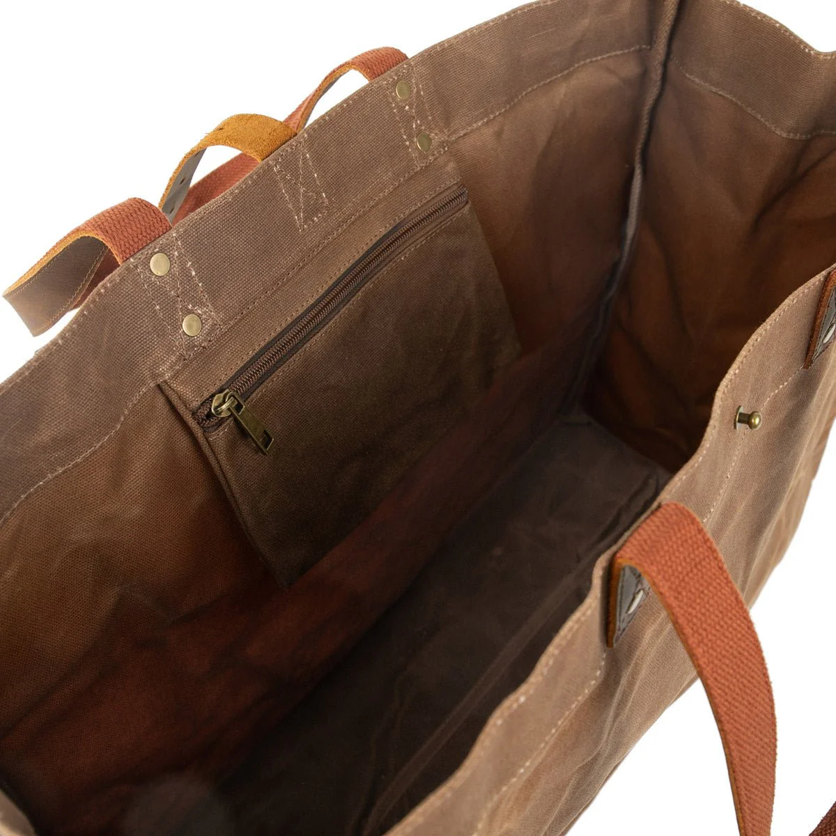 Waxed Canvas Tote Bag - Image 14