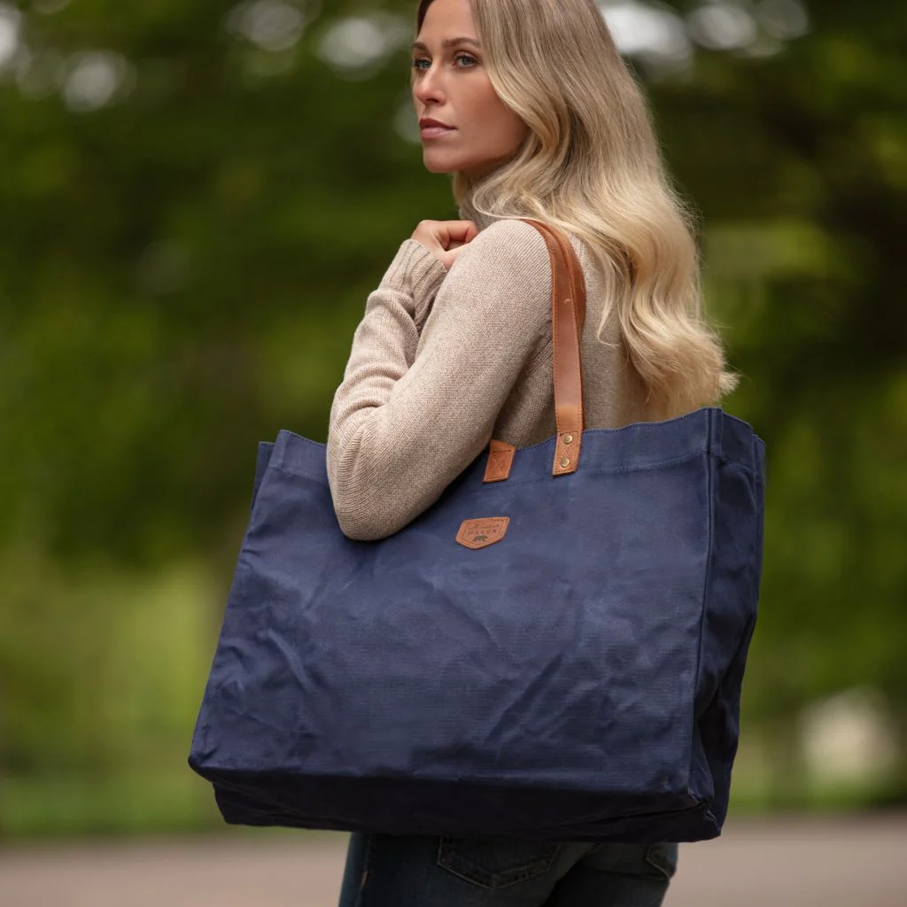 Waxed Canvas Tote Bag - Image 3