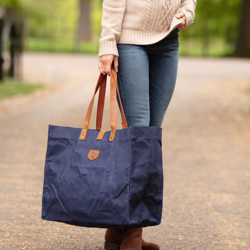 Waxed Canvas Tote Bag - Image 5